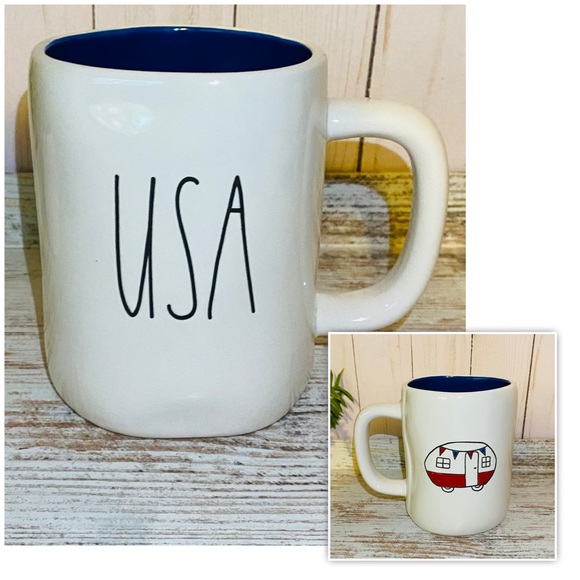 Rae Dunn USA mug double side mug